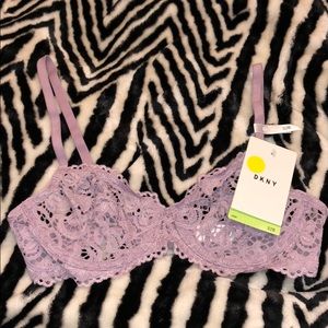 DKNY see threw lace bra